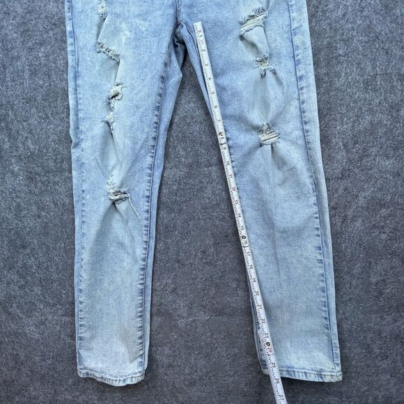 WXYZ MFGCO Jeans Mens 32 x 30 Nomad Slim Fit Ripped Thrashed Streetwear - Picture 6 of 8